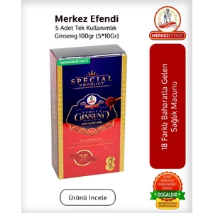 Merkez Efendi 5 Adet Tek Kullanımlık Ferula100gr (5*10Gr)