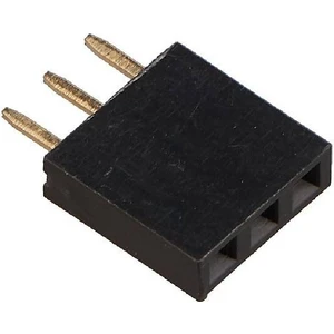 3 Pin 1x3 2.54MM Dişi Header Altın Kaplama - 10 Adet