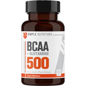 Simple Nutritions Bcaa+Glutamine 500 Mg 90 Tablet