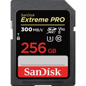 Extreme Pro 256GB 300/260MB/S Sdxc Uhs-Iı U3 V90 8k/4k Hafıza Kartı SDSDXDK-256G-GN4IN