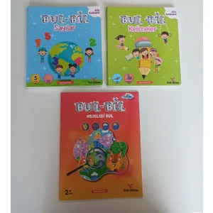 2-4 Yaş Bul-Bil Etkinlik Kitap Seti (3 Kitap) - Feyyaz Ulaş (Ciltli)