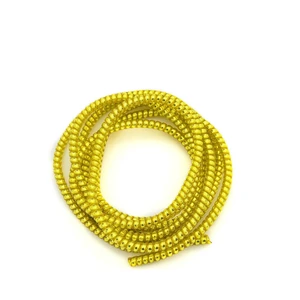 Spelt Şarj Aleti Kablosu Kablo Kordon Koruyucu Spiral Sarma Kılıf Koruma Golden Shine