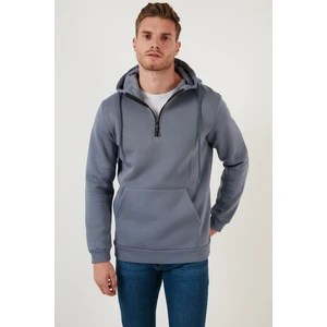 Pamuklu Içi Tüylü Yumuşak Şardonlu Kapüşonlu Sweat Erkek Sweat 59052651