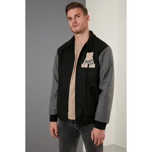 Armalı Fermuarlı Regular Fit Bomber Mont Erkek Mont 5715896