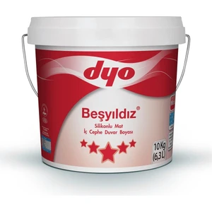 Beşyıldız Silikonlu Mat Iç Cephe Boyası 10 kg