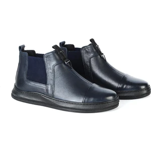 Mp 222-4819MR Lacivert Kışlık Deri Erkek Bot