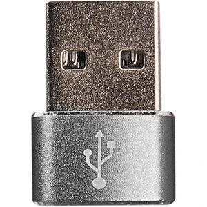 HY-XO33 Siyah Type C F To USB M Metal Gövdeli Otg Çevirici