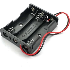 Roba 3'lü Aa Kalem Pil Kutusu Yuvası 4.5V Kablolu Kalem Pil Tutucu