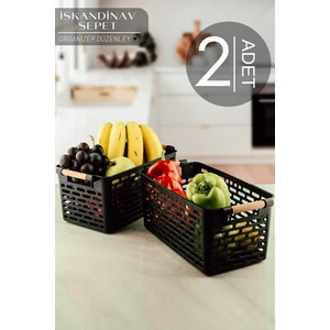 Vioss Home 2 Adet Buzdolabı Sepeti Dolap Içi Düzenleyici Sepet Organizer Banyo Mutfak Düzenleyici