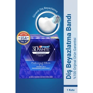 3D White Professional Luxe Diş Bantları (1 Kutu - 40 Bant)