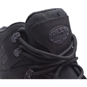 Erkek Postal Bot Düz Topuklu Rahat Tabanlı Siyah Kışlık Ayakkabı 42 Numara