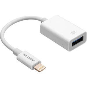 HY-XO48 Beyaz USB F To Lightning 10CM Kablolu Otg Çevirici