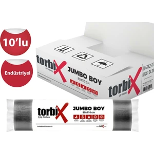 80*110 Endüstriyel Jumbo Çöp Poşeti 400 gr 10'lu Paket
