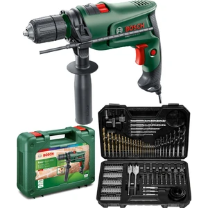 Darbeli Matkap 600 Watt 13mm + Bosch 103 Parça Matkap Ucu Vidalama Ucu Lokma Ucu Seti