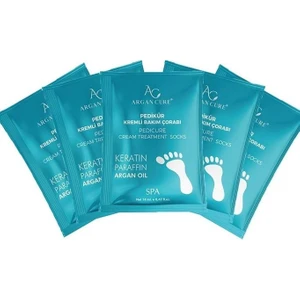 Argan Cure Kremli Pedikür Bakım Çorabı 5 Çift