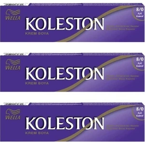 Koleston Tüp Boya 50 Ml - 8.0 Açık Kumral 3 Adet