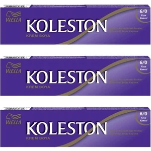 Koleston Tüp Boya 50 Ml - 6.0 Koyu Kumral 3 Adet