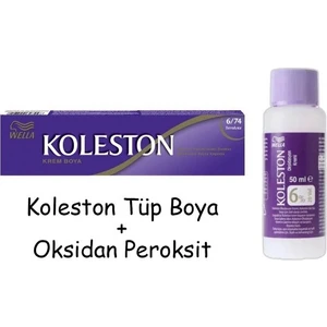 Koleston Tüp Boya 50 Ml - 6.74 Terrakota + 20 Vol Oksidan Peroksit