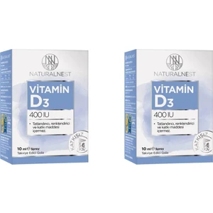 Vitamin D3 400 Iu 10 Ml 2 Adet