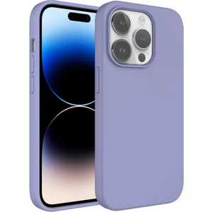 Case 4U Apple iPhone 14 Pro Max Kılıf 3D Lansman Silinebilir Yüzey Sert Kivi Kapak Lavanta Grisi