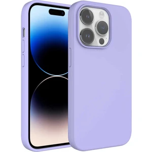 Case 4U Apple iPhone 14 Pro Kılıf 3D Lansman Silinebilir Yüzey Sert Kivi Kapak Lila