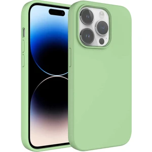 Case 4U Apple iPhone 14 Pro Kılıf 3D Lansman Silinebilir Yüzey Sert Kivi Kapak Açık Yeşil
