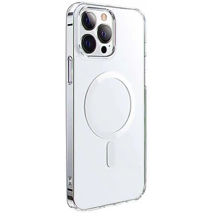 Apple iPhone 14 Pro Wiwu Magsafe Şarj Özellikli Lens Korumalı Şeffaf Silikon Kapak