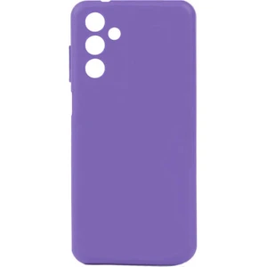 Case 4U A04S Kılıf Kamera Korumalı Mat Renkli Yumuşak Kalın Sağlam Silikon Kılıf Biye Lila