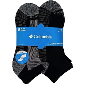 Athletic Fashion Ns With Pique Footbed Erkek Siyah 6lı Çorap C1184B