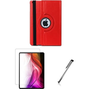 Ipad 7.8.nesil 10.2 Inç Uyumlu Dönerli Tablet Kılıfı Seti Ekran Koruyucu+Kalem Ipad Tablet Seti iPad Tablet Seti