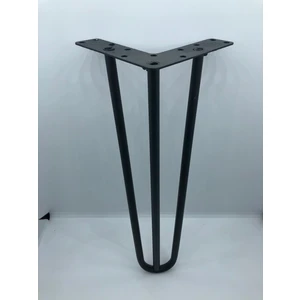 Metal,3 Mil 32*12*12 cm Siyah,sehpa,puf ,mobilya Ayağı 4 Adet