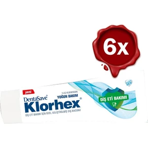 Klorhex Diş Macunu Yoğun Bakım 75 Ml X 6