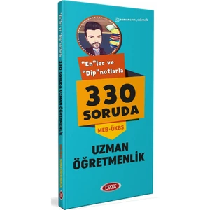 Data Yayınları Ökbs Enler ve Dipnotlarla 330 Soruda Uzman Öğretmenlik