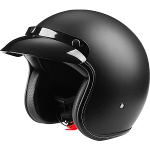 Mat Siyah Kask Motosiklet Kaskı Full Face (Yurt Dışından)