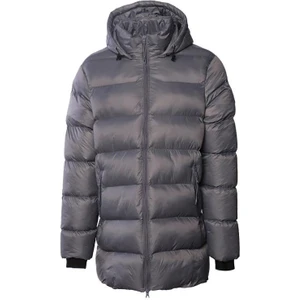 Eston Erkek Gri Kapüşonlu Mont