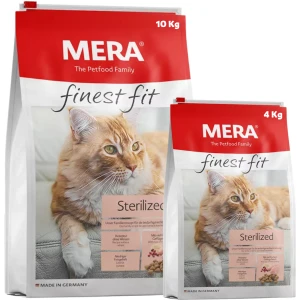 Finest Fit Sterilized Sterilised Taze Kümes Hayvanı Etli Kısırlaştırılmış Kedi Maması 10 kg + 4 kg