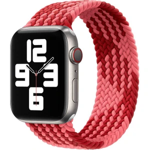 Apple Watch 44MM Wiwu Braided Solo Loop Contrast Color Medium Saat Kordon Kayış Bileklik
