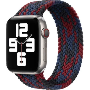 Apple Watch 40MM Wiwu Braided Solo Loop Contrast Color Medium Saat Kordon Kayış Bileklik