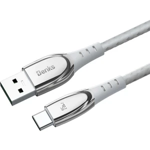 D40 Type-C USB Kablo 5A 25W Hızlı Şarj Kablosu 120 cm Data Kablo 480 Mbps Kumaş Örgü