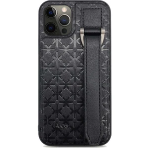 Apple iPhone 12 Pro Max Kılıf Kajsa Neo Clasic Serisi Mono K Strap Kapak