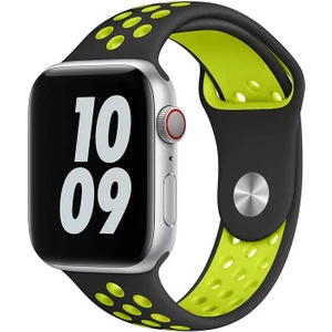 Apple Watch Ultra 49MM Kordon Wiwu Dual Color Sport Band Silikon Strap Kayış