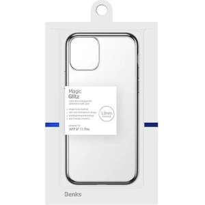 Apple iPhone 11 Pro Köşeleri Parlak Renkli Benks Magic Glitz Transparent Kapak
