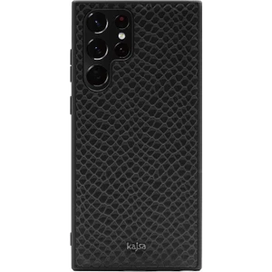 Galaxy S22 Ultra Kılıf Kajsa Pearl Pattern Hakiki Deri Kapak
