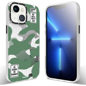 Apple iPhone 13 Kılıf Baskılı Desenli Youngkit Kamuflaj Serisi Kapak