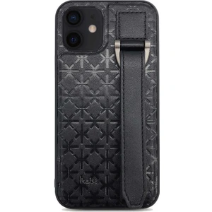 Apple iPhone 12 Kılıf Kajsa Neo Clasic Serisi Mono K Strap Kapak