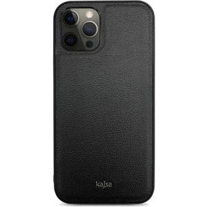 Apple iPhone 12 Pro Max Kılıf Kajsa Luxe Collection Hakiki Deri Kapak