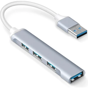Novstrap USB Çoğaltıcı Çoklayıcı 4 Port USB 3.0 Hub Slim Adaptör Splitter Pc Laptop Notebook Için