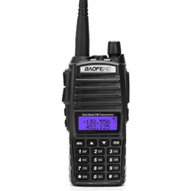 Baofeng Uv-82 Dual Bant El Telsizi Dayanıklı Toza ve Darbeye Karşı Özelliklerle Tekli Paket