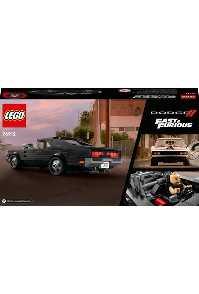 LEGO® Speed Champions Fast & Furious 1970 Dodge Charger R/T 76912 Modeli (345 Parça)