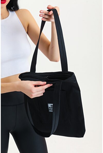 She-Vo Kol ve Omuz Çantası Fermuarlı 3 Bölmeli Çanta Tote Bag Life Style Çanta 35*35CM